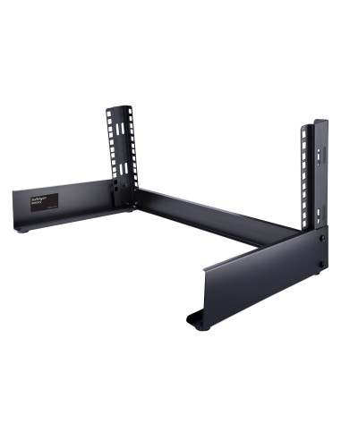 Rack 4U de 19" de Marco Abierto para Sobremesa con 2 Columnas - Rack para Equipos de Ordenador, AV o de Datos con Capacidad de 