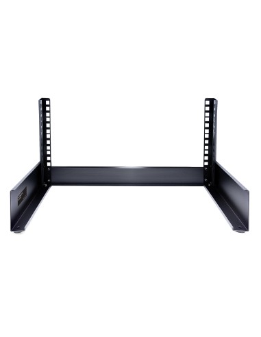 Rack 4U de 19" de Marco Abierto para Sobremesa con 2 Columnas - Rack para Equipos de Ordenador, AV o de Datos con Capacidad de 