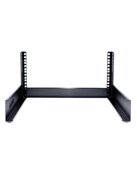 Rack 4U de 19" de Marco Abierto para Sobremesa con 2 Columnas - Rack para Equipos de Ordenador, AV o de Datos con Capacidad de 