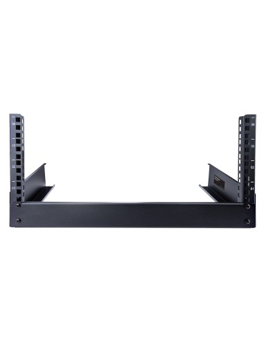 Rack 4U de 19" de Marco Abierto para Sobremesa con 2 Columnas - Rack para Equipos de Ordenador, AV o de Datos con Capacidad de 
