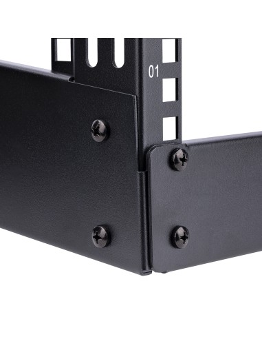 Rack 4U de 19" de Marco Abierto para Sobremesa con 2 Columnas - Rack para Equipos de Ordenador, AV o de Datos con Capacidad de 