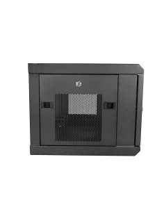 Armario Rack de Pared para Servidores 6U 19" 2 Columnas y Estante 1U - Rack de Servidores de Montaje en Pared - Rack Ventilado  2