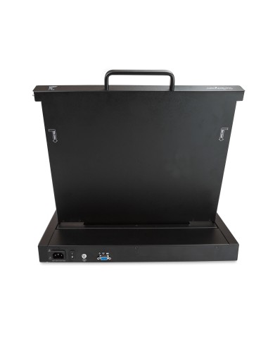 Consola KVM de Montaje en Rack - Teclado QWERTY - KVM para Rack de Servidores de 1 puerto VGA con Monitor LCD de 17" - Switch K