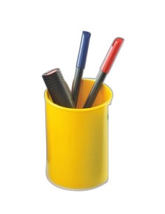 206-05 porta lápices Polipropileno (PP) Amarillo