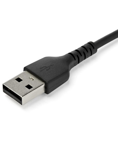 Cable de 1m de Carga USB A a USB C - de Carga Rápida y Sincronización Rápida USB 2.0 a USB Tipo C - Revestimiento TPE de Fibra 