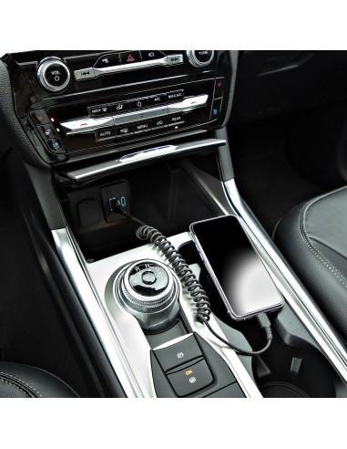 Cable 50cm USB a Lightning con Certificación MFi, Cable Rizado de Carga para iPhone, Negro, con Recubrimiento de TPE, Núcleo de