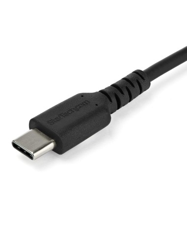 Cable de 1m de Carga USB C - de Carga Rápida y Sincronización USB 2.0 Tipo C a USB C para Portátiles - Revestimiento TPE de Fib