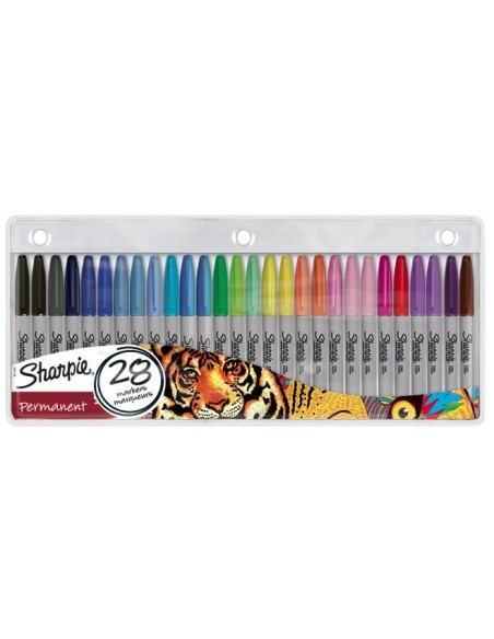 Fine marcador 28 pieza(s) Punta fina Multicolor