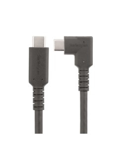 Cable de 2m USB-C Resistente Acodado a la Derecha - USB 3.2 Gen 1 (5 Gbps) - Cable de Transferencia USB Tipo C - DP de Modo Alt 2