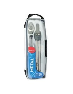 COMPAS ESCOLAR START 3 PIEZAS con adaptador universal Maped