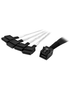 Cable Mini SAS Interno a SATA de 1m - Cable SFF-8643 a 4x SATA
