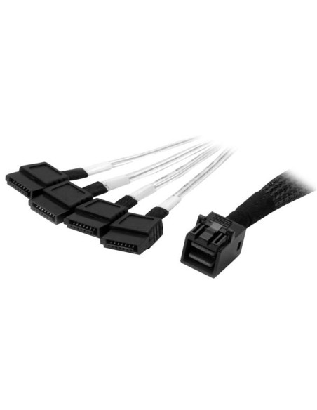 Cable Mini SAS Interno a SATA de 1m - Cable SFF-8643 a 4x SATA
