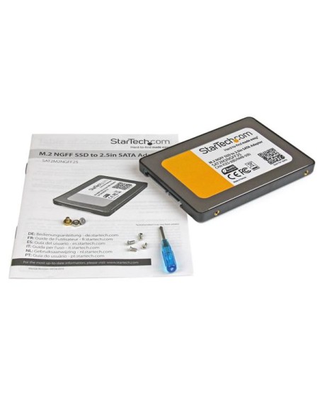 Adaptador SSD M.2 a SATA III de 2,5 Pulgadas con Carcasa Protectora - Conversor NGFF de Unidad SSD