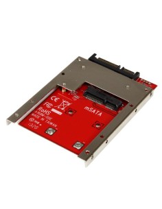 Adaptador Conversor de SSD mSATA a SATA de 2,5 Pulgadas - Convertidor 2