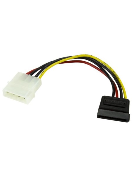 Cable Adaptador de 15cm de Alimentación MOLEX LP4 4 Pines a SATA 15 Pines