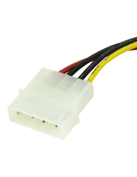 Cable Adaptador de 15cm de Alimentación MOLEX LP4 4 Pines a SATA 15 Pines