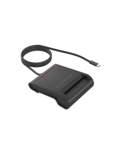 SCR01BC lector de tarjeta inteligente Interior USB USB Tipo C Negro