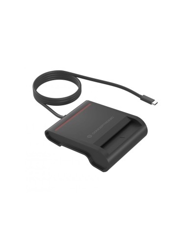 SCR01BC lector de tarjeta inteligente Interior USB USB Tipo C Negro