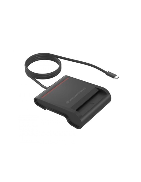 SCR01BC lector de tarjeta inteligente Interior USB USB Tipo C Negro