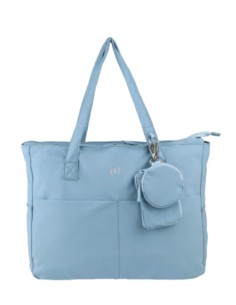 400204955 bolso y bandolera Nylon, Plástico PU Azul Unisex Bolsa de hombro