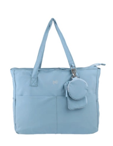 400204955 bolso y bandolera Nylon, Plástico PU Azul Unisex Bolsa de hombro