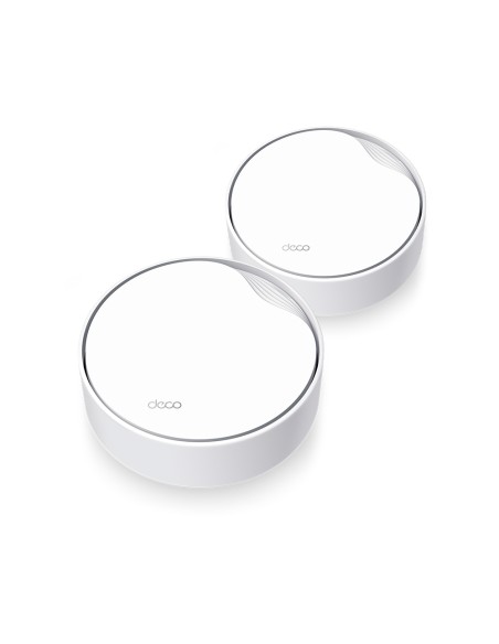 DECO X50-POE(2-PACK) sistema Wi-Fi Mesh (Wi-Fi en malla) Doble banda (2,4 GHz / 5 GHz) Wi-Fi 6 (802.11ax) Blanco Interno