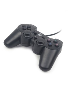 JPD-UDV-01 mando y volante Negro USB 2.0 Gamepad Analógico/Digital PC