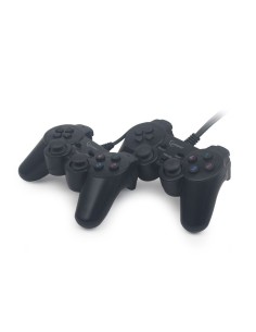 JPD-UDV2-01 mando y volante Negro USB 2.0 Gamepad Analógico/Digital PC