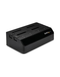 Base de Acoplamiento USB 3.0 de 4 Bahías SATA - Docking Station USB de Discos Duros o SSD SATA III de 2,5/3,5" - de Intercambio
