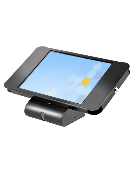 Soporte Seguro para Tablet - Base Universal Antirrobo para Tablets de hasta 10,5" - con Cerradura y Compatible con K-Slot - de 