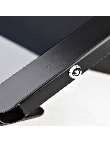 Soporte Seguro para Tablet - Base Universal Antirrobo para Tablets de hasta 10,5" - con Cerradura y Compatible con K-Slot - de 