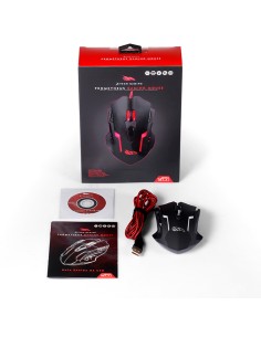 SGM240 ratón Ambidextro USB tipo A Óptico 4000 DPI