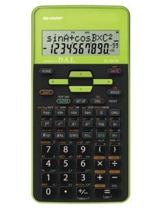 EL-531TH calculadora Bolsillo Calculadora científica Negro, Verde