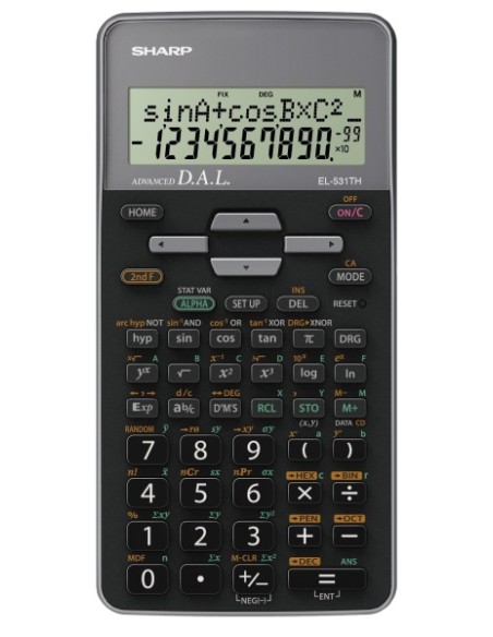 EL-531TH calculadora Bolsillo Calculadora científica Negro, Gris