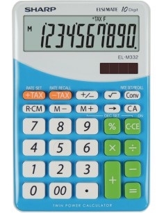 EL M332 BBL - BLU calculadora Escritorio Calculadora financiera Azul