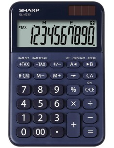 CALCULADORA SOBR.SHARP 10 DIG. EL-M335BB