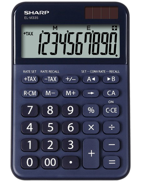 CALCULADORA SOBR.SHARP 10 DIG. EL-M335BB