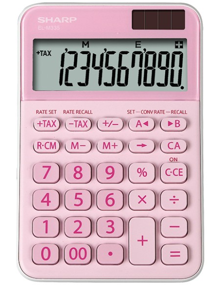 CALCULADORA SOBR.SHARP 10 DIG. EL-M335BP