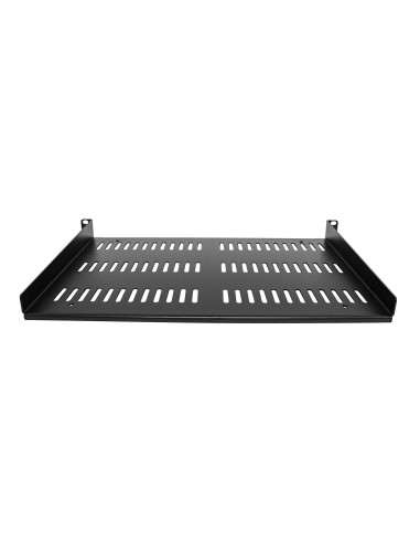 Estante Ventilado 1U para Armario Rack de Servidores - Bandeja Universal Voladiza para Montaje en Rack de 19" - Capacidad de 25