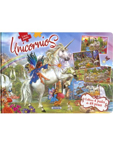 UNICORNIOS LIBRO PUZLE