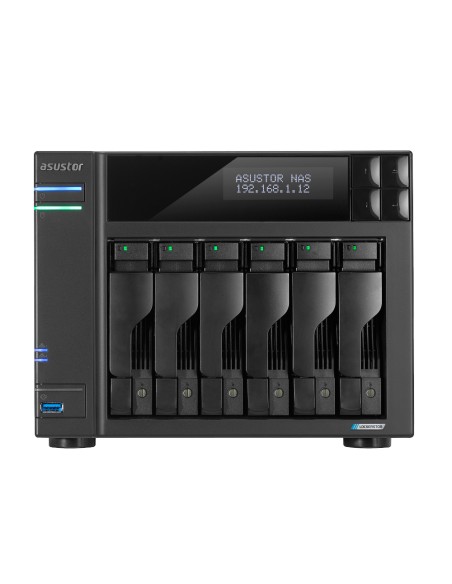 LOCKERSTOR 6 Gen2 NAS Escritorio Intel® Celeron® N5105 8 GB DDR4 Unidad de disco duro ADM Negro