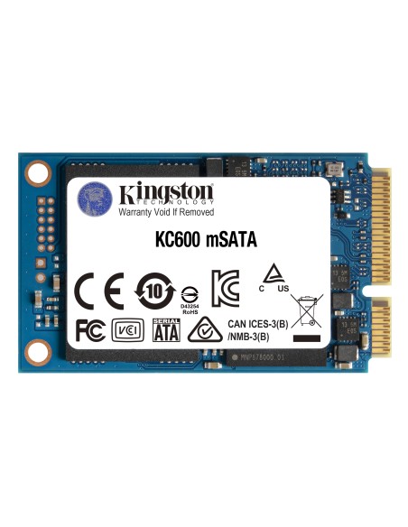 KC600 mSATA 256 GB Serial ATA III 3D TLC