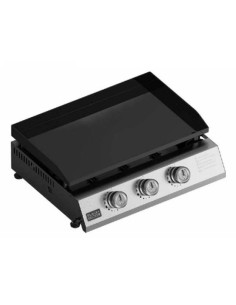 BXOP7350E Parrilla Mesa Gas Negro, Acero inoxidable 7350 W