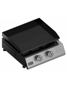BXOP4900E Parrilla Mesa Gas Negro, Acero inoxidable 4900 W