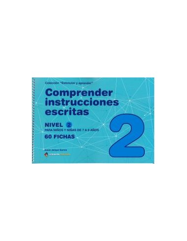 COMPRENDER INSTRUCCIONES ESCRITAS NIVEL 2