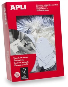 C 500 ETIQUETAS COLGANTES MANUALES 36X53MM