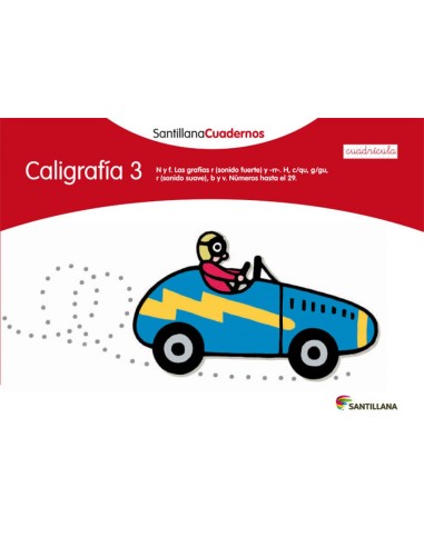 Caligrafia 3 Educacion Primaria cuadricula Cuaderno