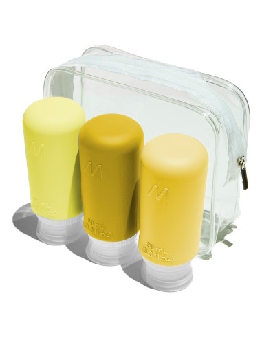 TRBOTTLES3YL botella y recipiente de viaje Silicona Botella flexible