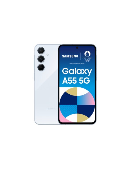 Galaxy A55 5G 16,8 cm (6.6") Ranura híbrida Dual SIM Android 14 USB Tipo C 8 GB 128 GB 5000 mAh Azul