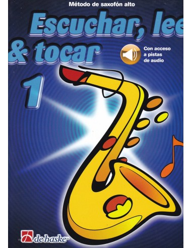 Saxo alto escucharleer y tocar